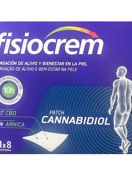 Fisiocrem Patchs Cannabidiol X8