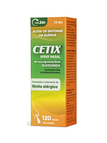 Cetix Spray Nasal , 64 µg/dose Frasco 120 dose Susp pulv nasal