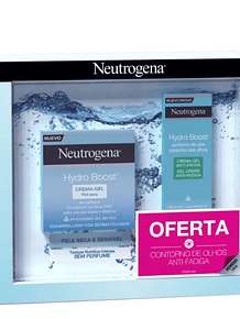 Neutrogena Hydro Boost Pack Gel-Creme Hidratante Pele Seca 50 ml + Gel-Creme Contorno dos Olhos Anti-Fadiga 15 ml