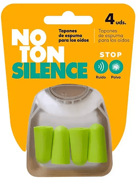 NoTon Tampões de Espuma  Silence x4 Unidades
