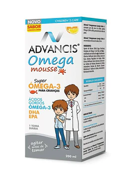 Advancis Omega Mousse Emulsão Laranja e Limão 200ml