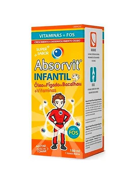 Absorvit Infantil Óleo Figado Bacalhau + Vitaminas 150mL