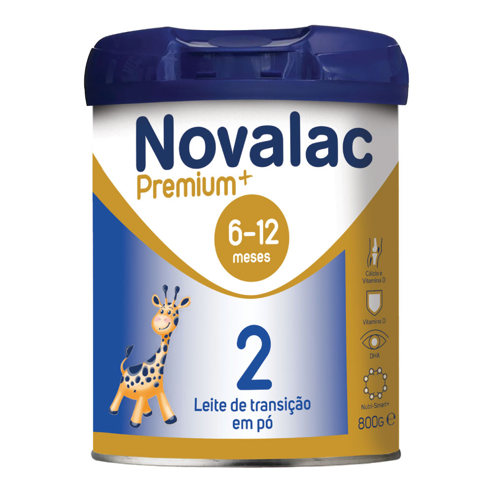 Novalac Premium 2 Leite Transição 800g Pack e 2 Latas (50% na Segunda Embalagem)