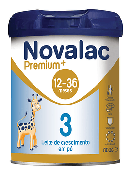 Novalac Premium 3 Leite Crescimento 800g Pack 2 Latas  (50% na Segunda Embalagem)