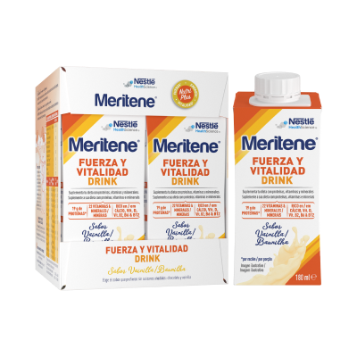 Meritene Força Vital Drink Baunilha 4x 180ml