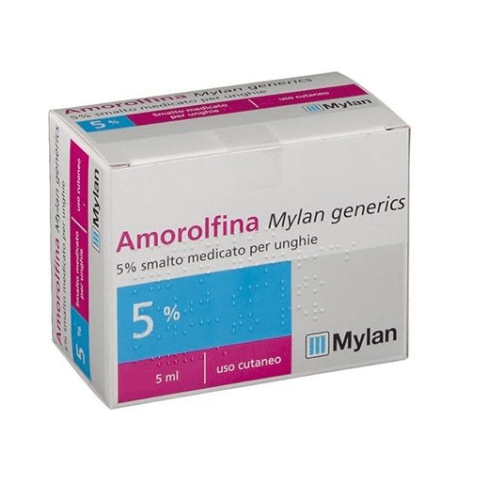 Mylan Amorolfina 50mg/ml 5ml + 30 Compressas + 10 Espátulas + 30 Limas