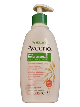 Aveeno Daily Moisturising Creme Corporal de Iogurte Fragrância a Damasco e Mel