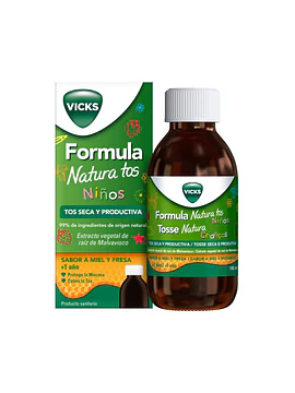 VICKS TOSSE NATURA CRIANÇAS TOSSE SECA E PRODUTIVA 140ML
