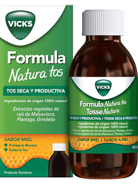 Vicks Xarope Tosse Natura Adultos 140ml