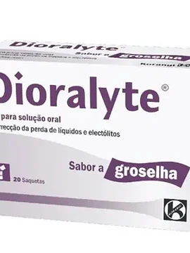 Dioralyte Groselha pó solução oral x20 saquetas