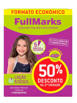 Fullmarks Loção Anti-Piolhos e Lendeas 2x100