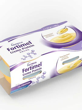 Fortimel Creme Protein Banana 125G X4 Unidades