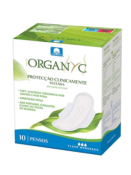 Organyc Penso Higiénico Moderado x10