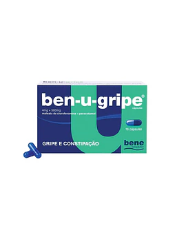 Ben-u-gripe , 4 Mg + 500 Mg Blister 16 Unidade(s) Caps