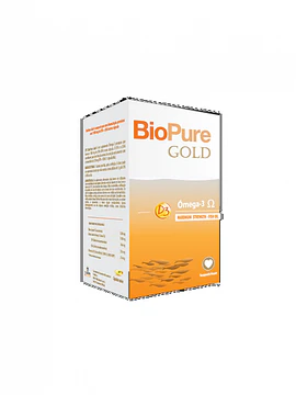 Biopure Gold Ómega-3 D3 30 Cápsulas