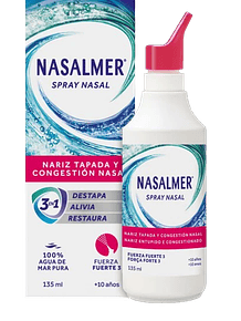 Nasalmer Spray Nasal Hipertónico Força 3 Forte 135 mL