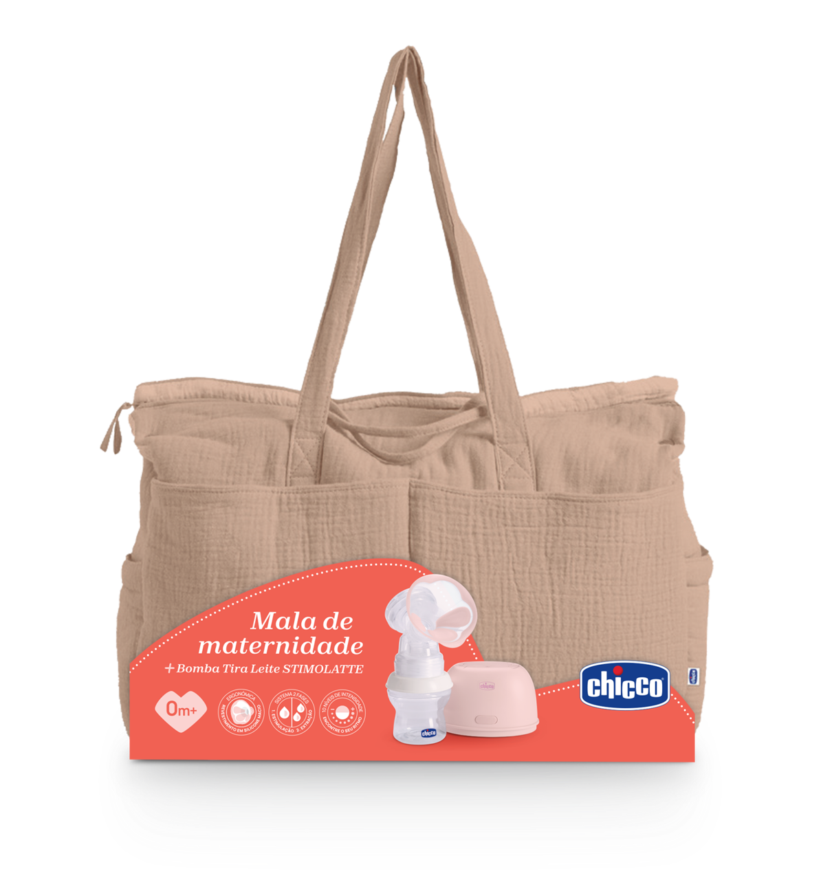 Chicco Bomba Tira-Leite Elétrica com Mala de Maternidade