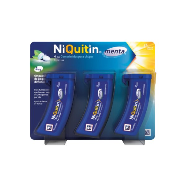 NiQuitin Menta 4mg 60 Pastilhas
