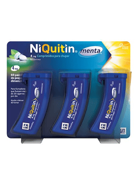 NiQuitin Menta 4mg 60 Pastilhas