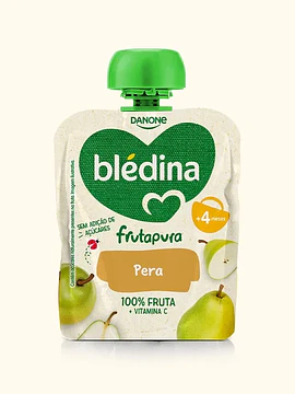 Blédina Frutapura Saqueta Pêra 85G +4M