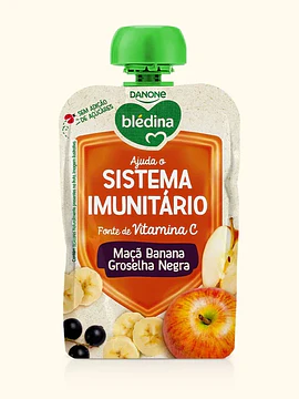 Blédina Saqueta Sistema Imunitário - Maçã Banana Groselha Negra 100G