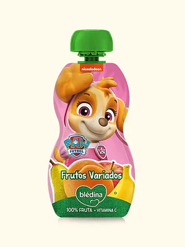 Blédina Patrulha Pata Skye Frutos Variados 100g