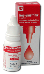 Neo-Sinefrina, 5 mg/mL-15 mL x 1 sol nasal conta-gotas