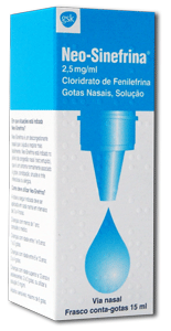Neo-Sinefrina, 2,5 mg/mL-15 mL x 1 sol nasal conta-gotas