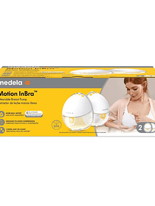 Medela Bomba Tira-Leite Motion InBra Dupla | Mãos-Livres e Eficiente