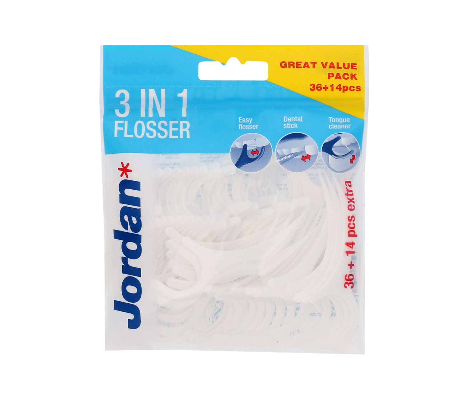 Jordan Interdental 3 em 1   50un