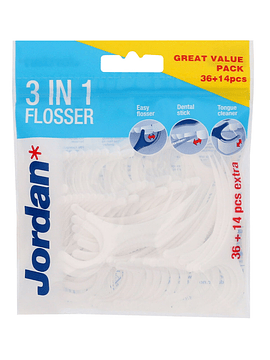 Jordan Interdental 3 em 1   50un