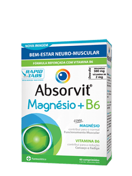 Absorvit MAGNÉSIO + B6  x60 Comprimidos 