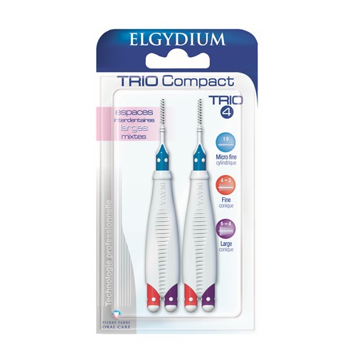 Elgydium Clinic Escovilhão Trio Compact 2 unidades