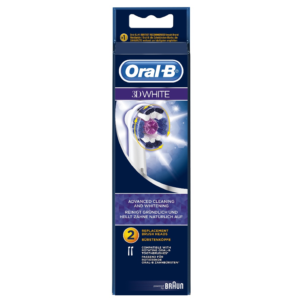 Oral B Recarga Escova Eléctrica 3d White X2