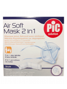 Pic Air Soft Máscara Para Aerosol 2 Em 1