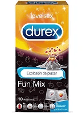 Durex Love Sex Preserv Fun Mix X10