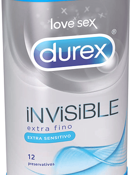 Durex Invisible Extra Sensit Preserv X12