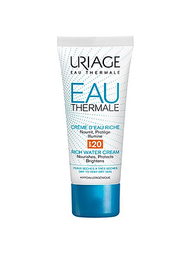 Uriage Eau Thermale Creme Água Rico Spf20 40ml