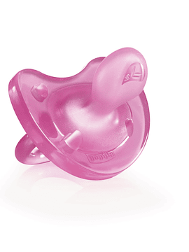 Chicco Chupeta Physio Soft Silicone  Pink 16-36 mêses