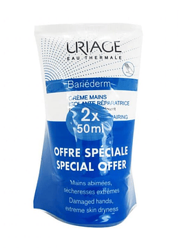 Uriage Bariéderm Duo Creme de mãos 2 x 50 ml