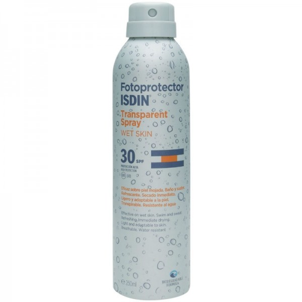 Fotoprot Isdin Transparent Spray Wet Skin 30 250ml