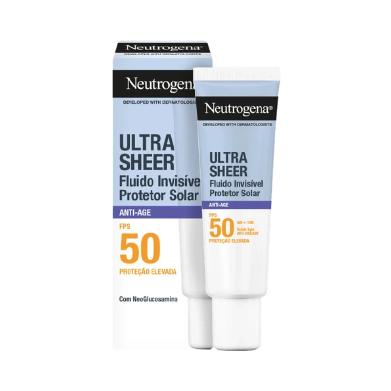 Neutrogena Ultra Sheer Fluido Invisível Anti-Age FPS50 50ml