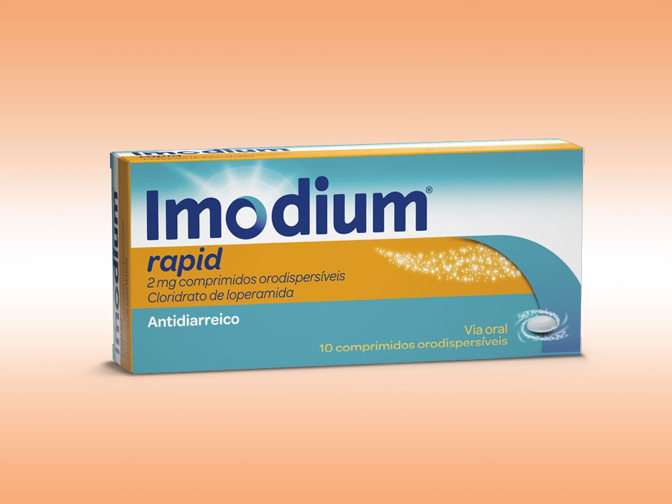 Imodium Rapid, 2 mg x 10 comprimidos orodispersíveis 