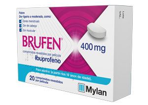 Brufen, 400 mg x 20 comprimidos revestidos