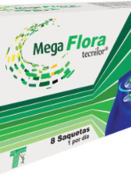Megaflora Tecnilor Pó Saquetas  X8 pó solução oral saquetas 