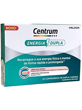 Centrum Energia Dupla 20 Comprimidos
