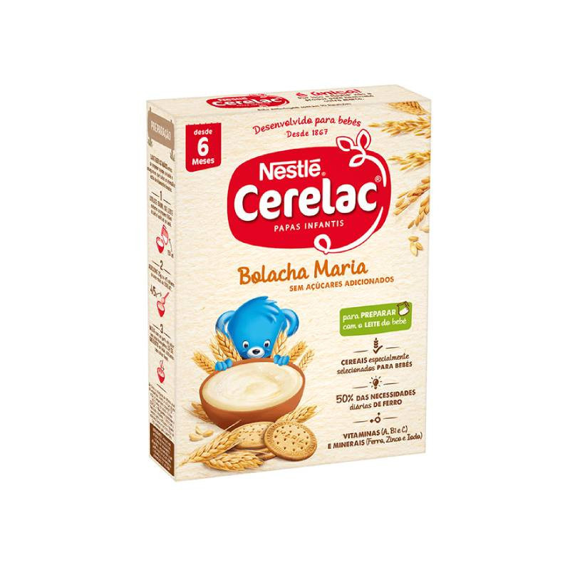 Cerelac Bolacha Maria Não Láctea +6M 250g