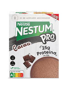 Nestum PRO Cacau 250g | Proteína Vegetal Sem Açúcares Adicionados