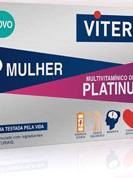 Viterra Mulher Platinum 55+ X30 Comprimidos 