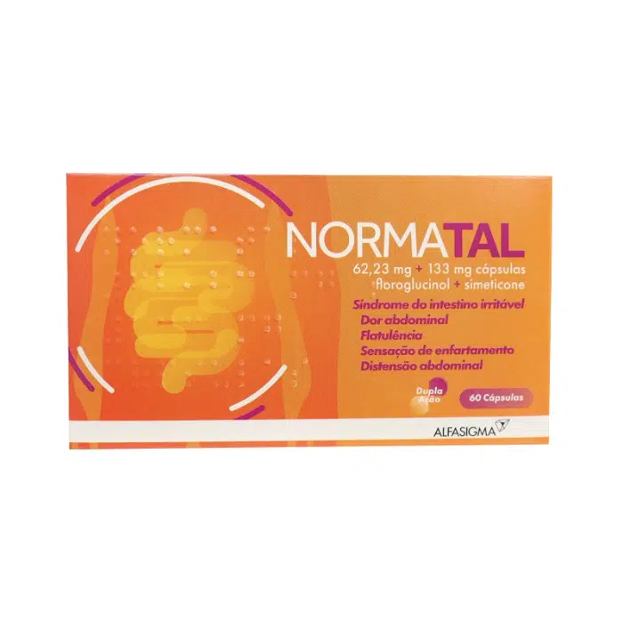Normatal 62,23mg+133mg 60 cápsulas